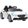 Image de Voiture électrique - AIYAPLAY - licence mercedes slc 300 12V effets sonores LED parentale - PP - blanc