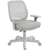 Image de Fauteuil de bureau - Vinsetto - ergonomique en maille réglable pivotant dossier moyen - maille - gris