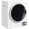 Image de Sèche-linge à évacuation - HOMCOM - portable électrique 850W 25kg 4 modes cuve inox - acier - blanc