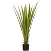 Image de Plante artificielle HOMCOM Plastique 15x15x90cm Vert