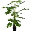 Image de Plante artificielle HOMCOM Plastique 20x20x180cm Vert