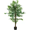 Image de Plante artificielle HOMCOM PEVA 15x15x150cm Vert