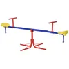 Image de Balançoire à bascule - Outsunny - enfant 3-8 ans trébuchet rotatif 360° poignée sécurité - métal PP - 184x76x71cm - multicolore