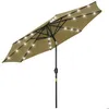 Image de Parasol - Outsunny - 268x268x238cm - Métal - marron