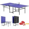 Image de Table de Ping Pong SPORTNOW MDF 274x152.5x755cm Bleu