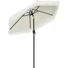 Image de Outsunny - Parasol - Polyester - 225x225x223cm - Crème