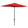 Image de Parasol Outsunny Aluminium 290x200x248cm Rouge