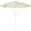 Image de Outsunny - Parasol de jardin - Polyester - 265x265x245m - Blanc