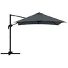 Image de Outsunny - Parasol - Aluminium - 295x295x266cm - Gris foncé