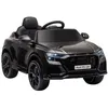 Image de Voiture électrique enfants - HOMCOM - sous licence Audi RS Q8 - avec télécommande Bluetooth pour enfants de 3-5 ans - noir