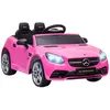 Image de Voiture électrique - AIYAPLAY - licence mercedes slc 300 12V effets sonores LED parentale - PP - rose