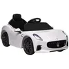 Image de Voiture électrique pour enfants sous licence Maserati Gran Turismo Folgore - AIYAPLAY - 12V - de 3 à 5 ans - blanc