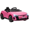 Image de Voiture véhicule électrique enfant - HOMCOM - télécommande parentale - effets sonores lumineux - Audi RS E-tron GT rose