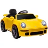Image de Voiture électrique enfants - AIYAPLAY - télécommande 24G phares musique klaxon - PP et métal - 103 x 55 x 44 cm - jaune