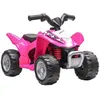 Image de Quad électrique enfant - AIYAPLAY - 6 V vitesse de 28 km/h - phares LED klaxon - poignée et selle ergonomique rose