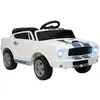 Image de Voiture électrique 12V - AIYAPLAY - sous licence Ford Shelby GT 350 - télécommande - télécommande 24G - 3 à 6 ans - blanc