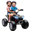 Image de Quad électrique enfant - AIYAPLAY - double moteur 24V phares port USB et MP3 - plastique et métal - 109x685x76cm - noir