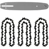 Image de GT GARDEN - Guide 10 pouces (26 cm) avec lot de 3 chaînes 40 maillons pour tronçonneuse élagueuse 25 cm3