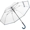 Image de Parapluie canne transparent - FARE - FP7112 - Automatique - Bleu marine - 8 panneaux