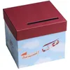 Image de Urne carton - Just Married - Avion - Décoration colorée - Tirelire de qualité - 23x20 5x20 5 cm