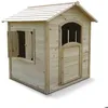 Image de Maisonnette en bois pour enfant 110 x 110 x 120 cm - Oviala