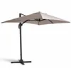 Image de Parasol déporté inclinable et rotatif 2x3m en aluminium taupe Amalya - Oviala