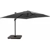 Image de Parasol déporté 4x3 m 360° inclinable + 4 dalles à lester gris - Oviala