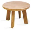Image de Table basse ronde en teck massif recyclé 50 cm - Oviala