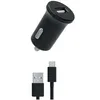 Image de MYWAY PACK CHARGEUR VOITURE 12W + USB-A USB-C NOIR