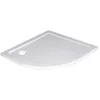 Image de Receveur de douche BULL - ONDEE - 1/4 de cercle 90cm - Antidérapant - Blanc