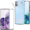 Image de Coque pour Samsung Galaxy S20 et Verre Trempe Bord Noir - Protection Silicone Souple Film Vitre Protection Ecran Phonillico®