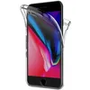 Image de Coque pour iPhone SE 2020 - Housse Etui Gel TPU Silicone Intégrale Transparent Deux Parties Avant Arrière Emboitable Phonillico®