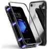 Image de Coque pour iPhone SE 2020 - Coque Magnetique Noir Housse Etui 360 Intégral Verre Trempé Film Protection Ecran Phonillico®