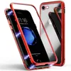 Image de Coque de protection - Phonillico - iPhone SE 2020 - Magnétique - Verre Trempé - Rouge