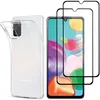 Image de Coque pour Samsung Galaxy A41 et 2 Verres Trempe Bord Noir Film Protection Ecran Phonillico®