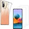 Image de Coque pour Xiaomi REDMI NOTE 10 PRO et 2 Verres Trempé - Protection Silicone Souple Film Vitre Protection Ecran Phonillico®