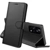 Image de Housse Etui Portefeuille - Phonillico® - Xiaomi Redmi Note 11/11S - Noir - Effet Cuir - Rangement Cartes