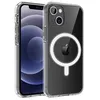 Image de Coque pour iPhone 14 PLUS - Silicone Transparent avec Cercle magnétique intégré Phonillico®