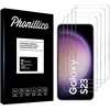 Image de Film de protection décran - Phonillico - Samsung Galaxy S23 - Pack de 4 - Verre trempé - Résistant aux rayures