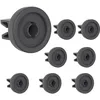 Image de Roues lave-vaisselle universelles pour panier supérieur [Lot 8] Pièces de rechange compatible avec AEG Candy Electrolux Faure Ikea