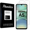 Image de Verre Trempé - Phonillico® - Xiaomi Redmi A5 4G - Pack de 2 - Résistant aux rayures - Protection écran