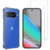 Image de Coque antichoc - PHONILLICO - Google Pixel 10 / 10 Pro - Souple - Transparent - 2 Verres Trempé