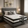 Image de Matelas Excelsior 160 x 200 by Sampur - Mémoire de Forme - Ressorts Ensachés - Mousse Haute Résilience - Épaisseur 30cm - Confort