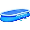 Image de Bâche à bulles Bestway 410 x 260 cm pour piscine hors sol ovale Fast Set  488 x 305 x 107 cm