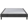 Image de Sommier Epeda CONFORT MEDIUM DECO NATURE 140x190 Tissu gris foncé Lattes