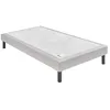 Image de Sommier Nature confort ferme 15 cm - Epeda gris souris 70x190