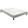 Image de Sommier Epeda CONFORT FERME DECO NATURE 200x200 Gris souris Lattes