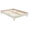 Image de MERINOS Sommier 160 x 200 Self Kit tisse sable blanc 1620