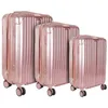 Image de Lot de 3 Valises Rose - 49L 65L 105L Coque Rigide en Polycarbonate Roues Pivotantes 360° - OPAL