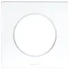 Image de Plaque - EUROHM - Square - Blanc - 1 poste - Plastique